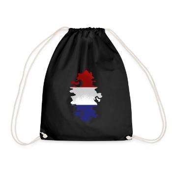 Netherlands Flag Holland Dutch Flag - Drawstring Bag - black - Front