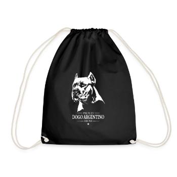Dogue Argentino Maman Chien Chien Wilsigns - Sac de sport léger - noir - Devant