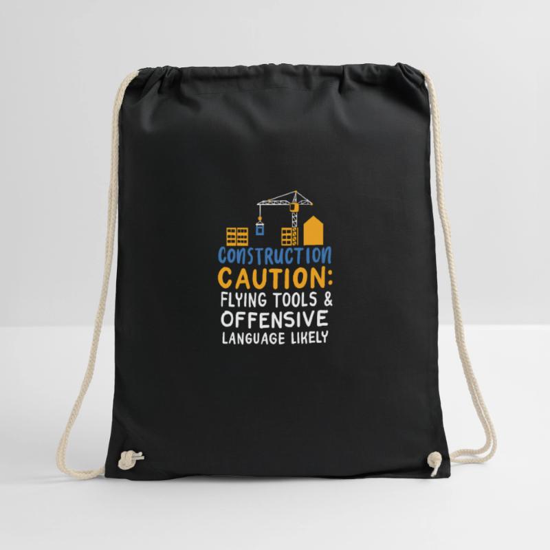 Construction Caution Flying Tools & Offensive Turnbeutel
