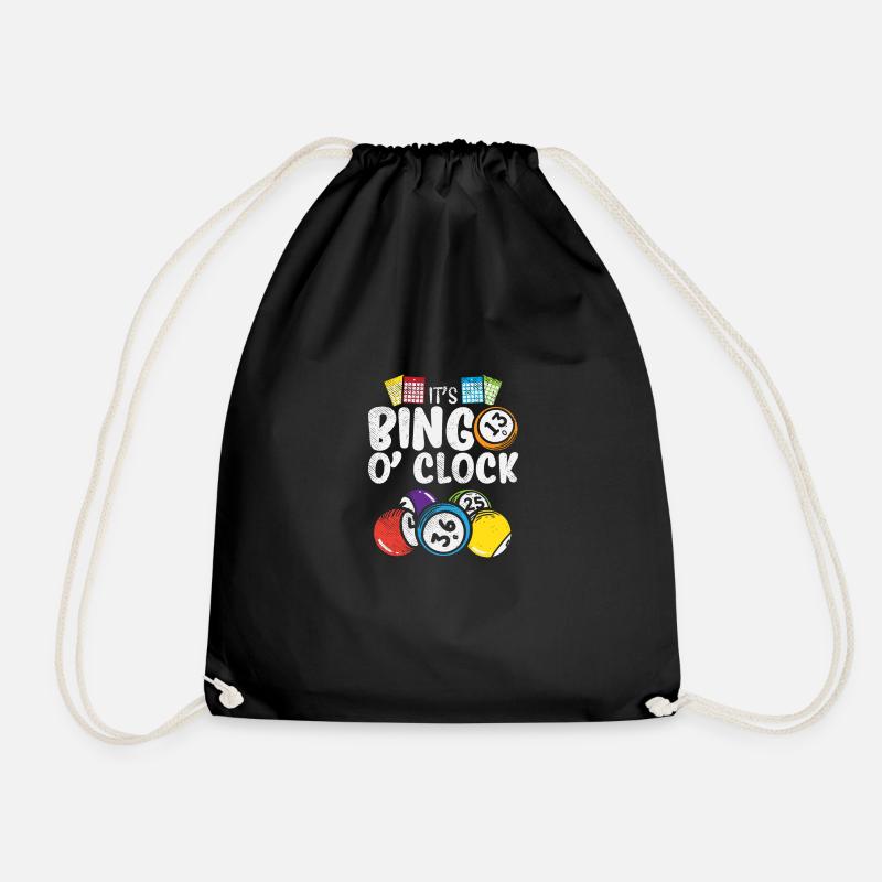 It's Bingo O Clock - Turnbeutel - Schwarz