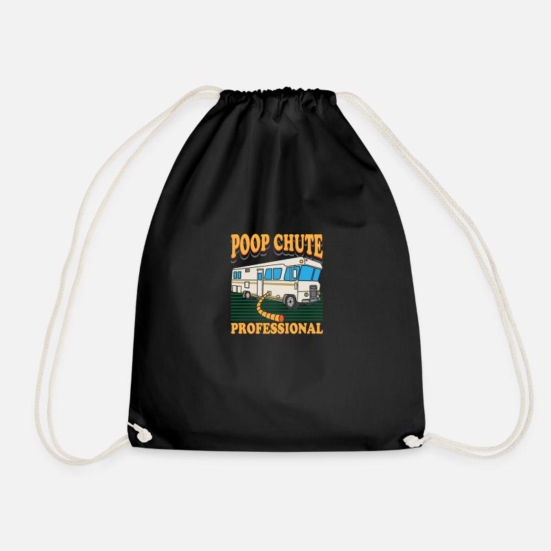 Poop Chute - Turnbeutel - Schwarz