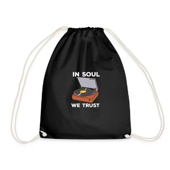 In Soul We Trust - Turnbeutel - Schwarz - Vorne