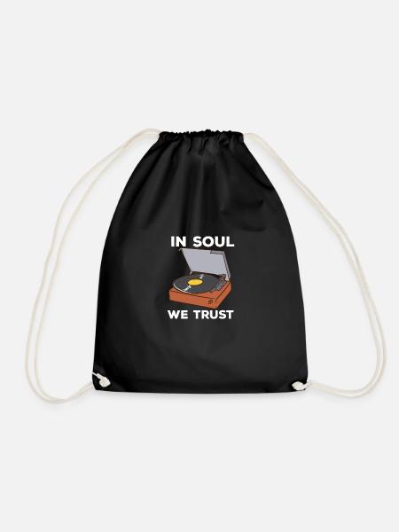 In Soul We Trust - Turnbeutel - Schwarz