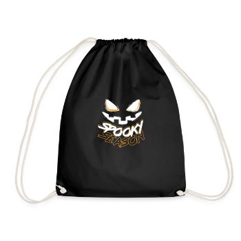 spooky season Halloween - Turnbeutel - Schwarz - Vorne