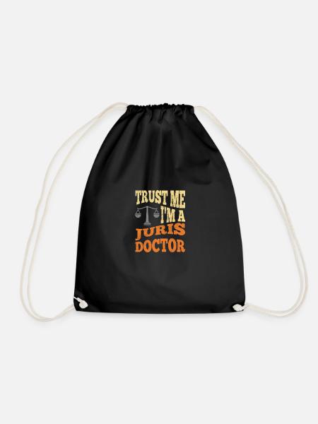 Trust Me I'm A Juris Doctor - Turnbeutel - Schwarz