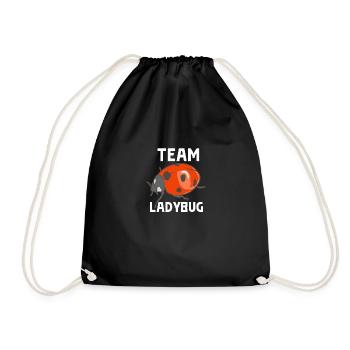 Team Ladybug - Turnbeutel - Schwarz - Vorne