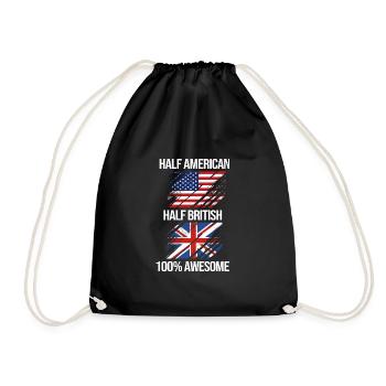 England English - Drawstring Bag - black - Front