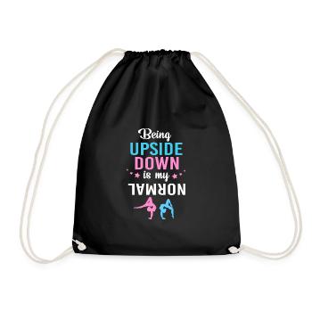 gymnast - Drawstring Bag - black - Front