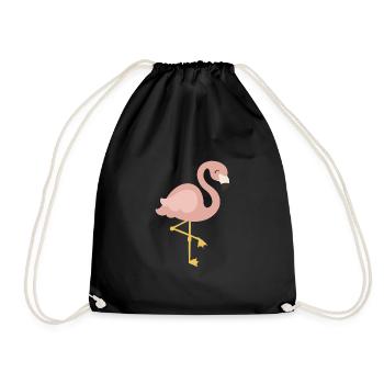 Flamingo Symbole - Sac de sport léger - noir - Devant