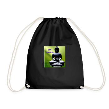 Shaolin Zen - Drawstring Bag - black - Front
