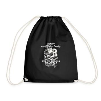 Je ne peux pas multiplier les pains, mais les miens - Sac de sport léger - noir - Devant