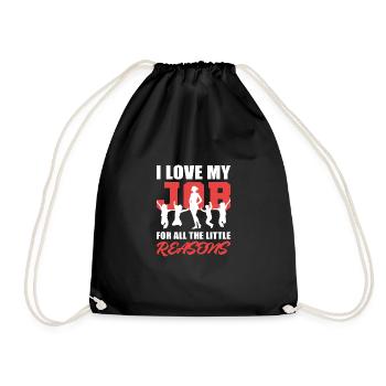 Petites raisons Personne engagée poison - Sac de sport léger - noir - Devant