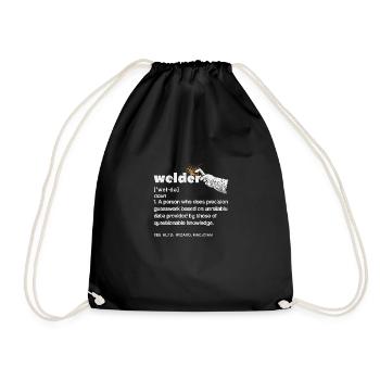 Welder Definition - Turnbeutel - Schwarz - Vorne