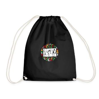 i Support Every HBCU Student Proud Black Teacher - Turnbeutel - Schwarz - Vorne