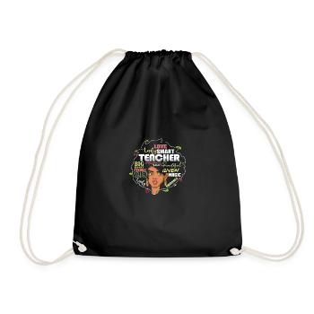 HBCU Teacher Afro Historically Black College - Turnbeutel - Schwarz - Vorne