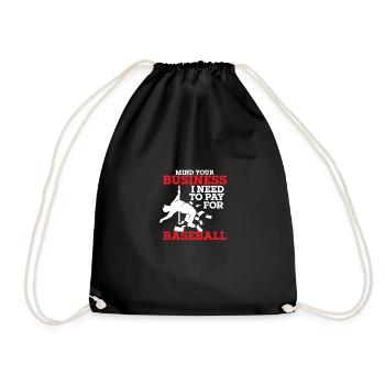 mi Occupez-vous de vos affaires, j’ai besoin de payer pour le baseball - Sac de sport léger - noir - Devant
