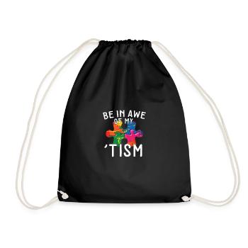 Soyez en admiration devant mon Tism Soutenez la sensibilisation à l’autisme - Sac de sport léger - noir - Devant