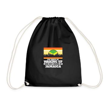 Je suis fatigué de me réveiller et de ne pas être en Jamaïque - Sac de sport léger - noir - Devant