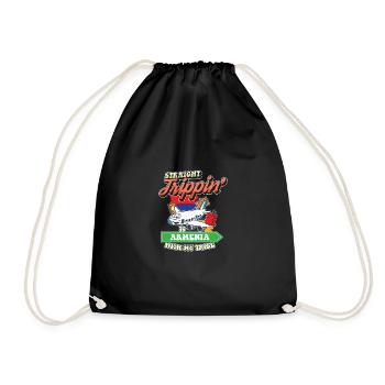 Voyage direct en Arménie avec ma famille de tribu - Sac de sport léger - noir - Devant