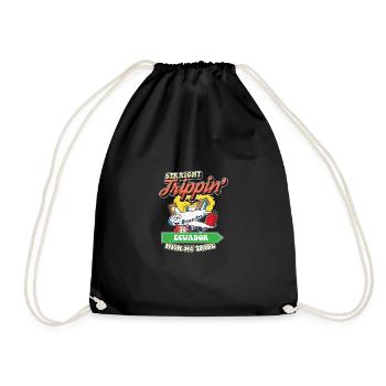 Voyage direct en Équateur avec ma famille de tribu - Sac de sport léger - noir - Devant