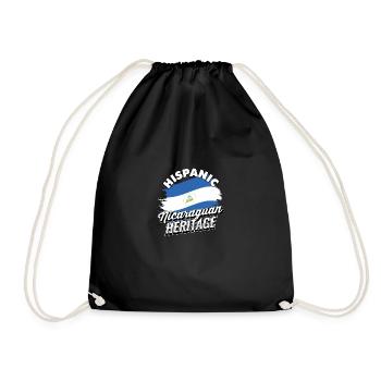 Patrimoine hispanique nicaraguayen Patrimoine nicaraguayen - Sac de sport léger - noir - Devant
