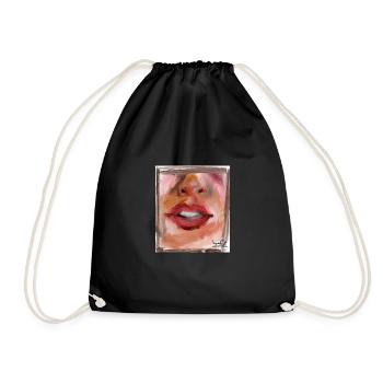 photo5406621316469075585 - Drawstring Bag - black - Front