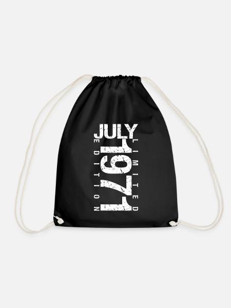 Juli 1971 Juli Geburtstagsgeschenk Juli 1971 - Turnbeutel - Schwarz