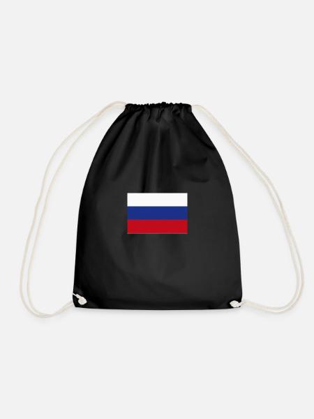 Russland - Turnbeutel - Schwarz