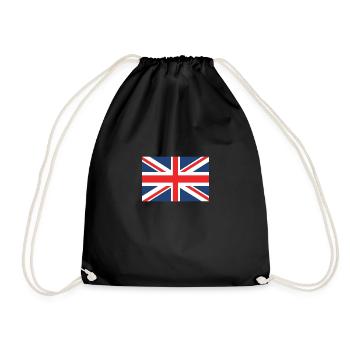 Union jack - Turnbeutel - Schwarz - Vorne