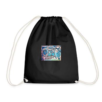 Sabino Lemon ART Teas - Drawstring Bag - black - Front