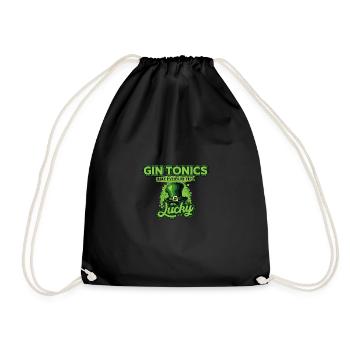 Les gin tonics de la Saint-Patrick donnent l’impression d’être au quotidien - Sac de sport léger - noir - Devant