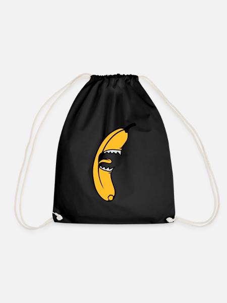 Evil Monster Banana - Sac de sport léger - noir