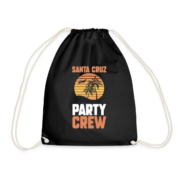 Santa Cruz Party Crew - Turnbeutel - Schwarz - Vorne