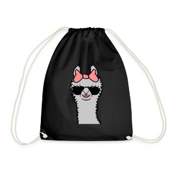 Lunettes de soleil Mama Llama cool - Sac de sport léger - noir - Devant
