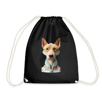 Carolina Dog - Turnbeutel - Schwarz - Vorne