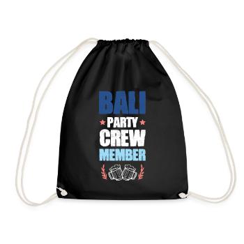 Équipage de la fête à Bali - Sac de sport léger - noir - Devant