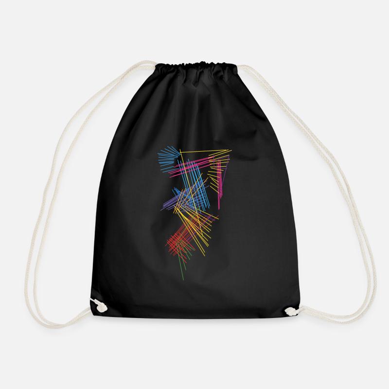 Abstrait - Sac de sport léger - noir