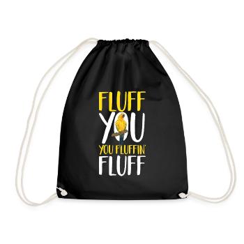 Parakeet, Parrot, Parakeet, Bird - Drawstring Bag - black - Front