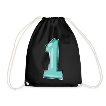 1 - Sac de sport léger - noir - Devant