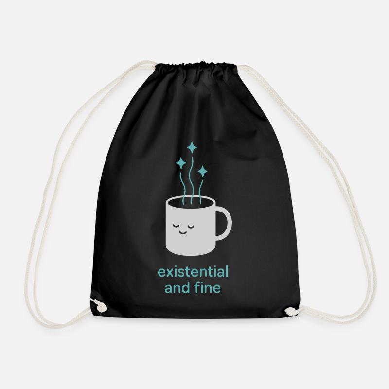Rien n’a d’importance Nihilisme Humour absurde - Sac de sport léger - noir
