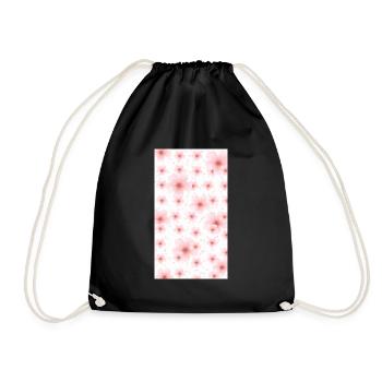 Bouquet de fleurs aquarelles roses - Sac de sport léger - noir - Devant