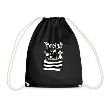 Breizh Bretagne - Sac de sport léger - noir - Devant