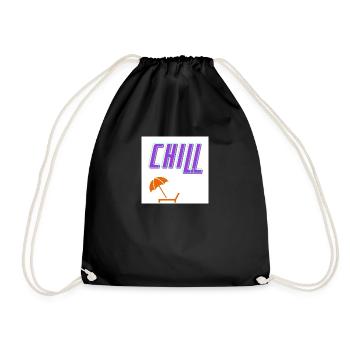 Chill lounge - Turnbeutel - Schwarz - Vorne