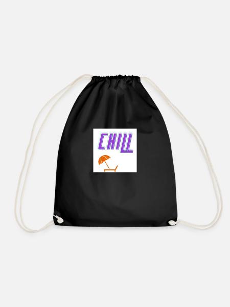Chill lounge - Turnbeutel - Schwarz