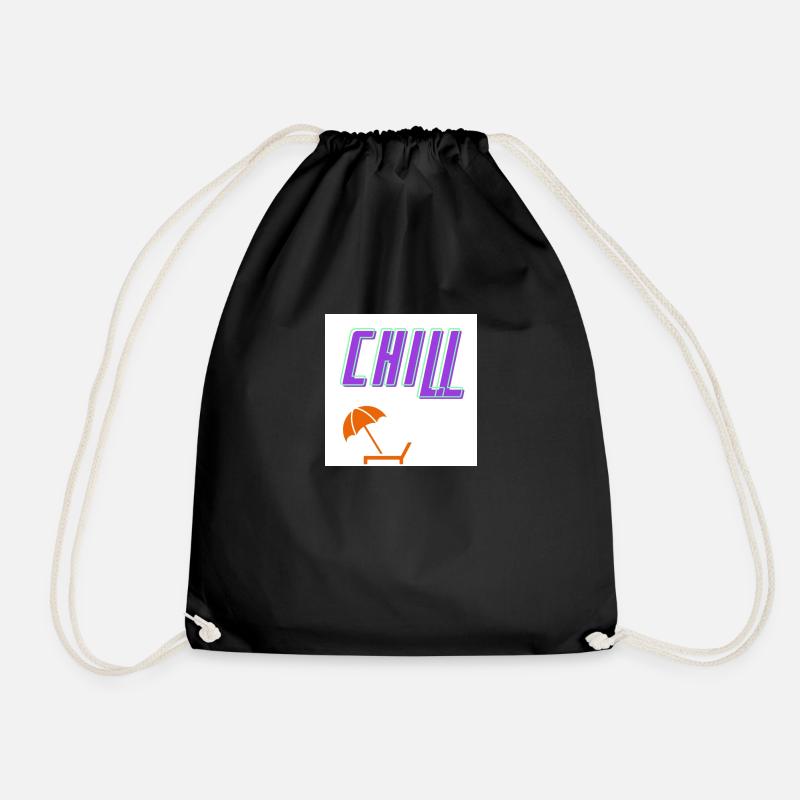 Chill lounge - Turnbeutel - Schwarz