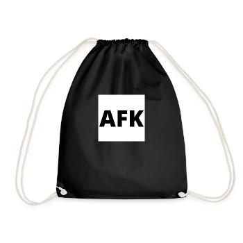 « AFK » - Abréviation de Away from Keyboard. - Sac de sport léger - noir - Devant
