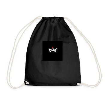 Alpha - Drawstring Bag - black - Front