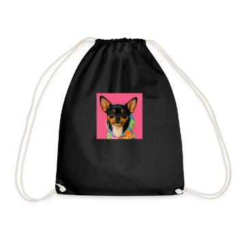 Chihuahua Chic - Turnbeutel - Schwarz - Vorne