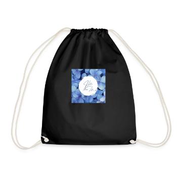 Hello NEW LIFE - Change is good - Drawstring Bag - black - Front