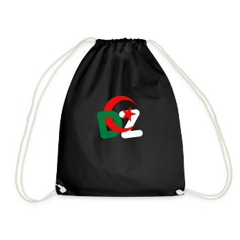 DZ ALGERIA - Drawstring Bag - black - Front